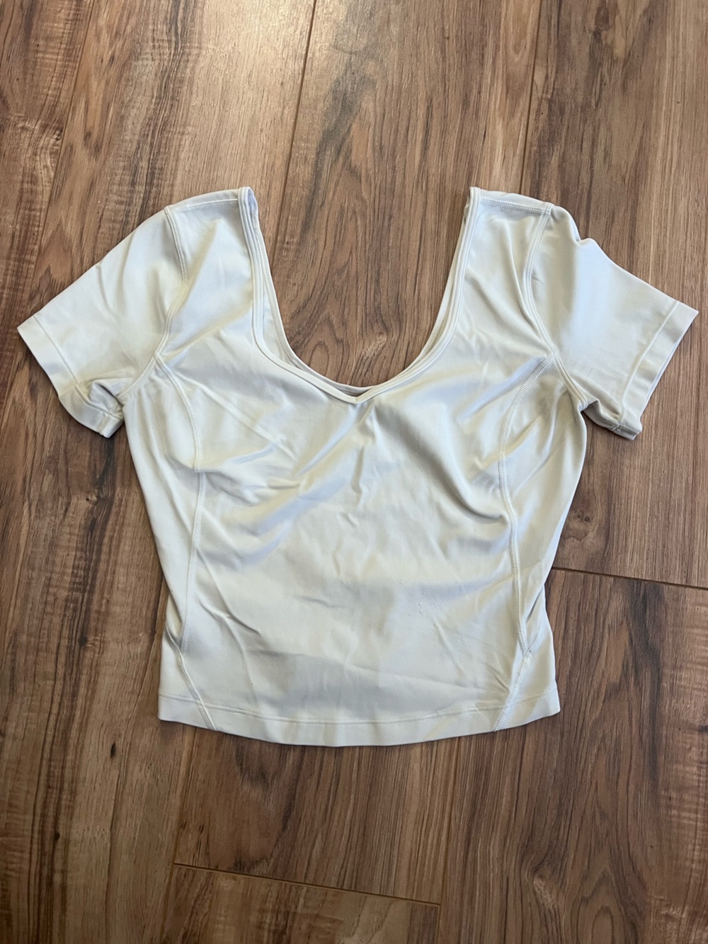 Lululemon Align Short Sleeve Top in White | Size 2